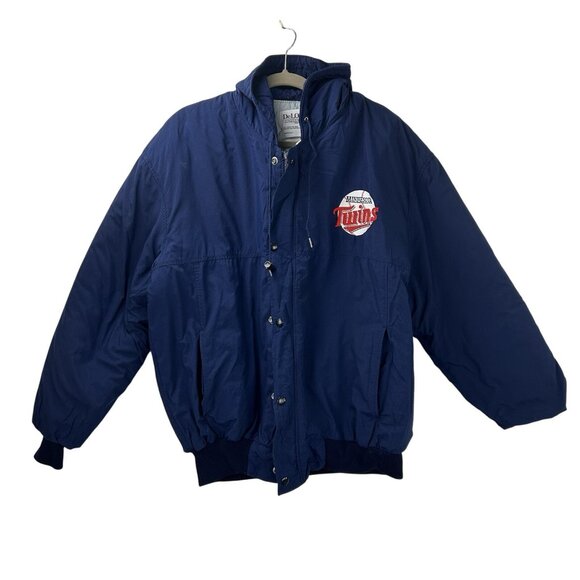 Vintage DeLong Minnesota Twins Men’s Small/ Youth Large Puffer Jacket Bomber USA - Picture 8 of 16